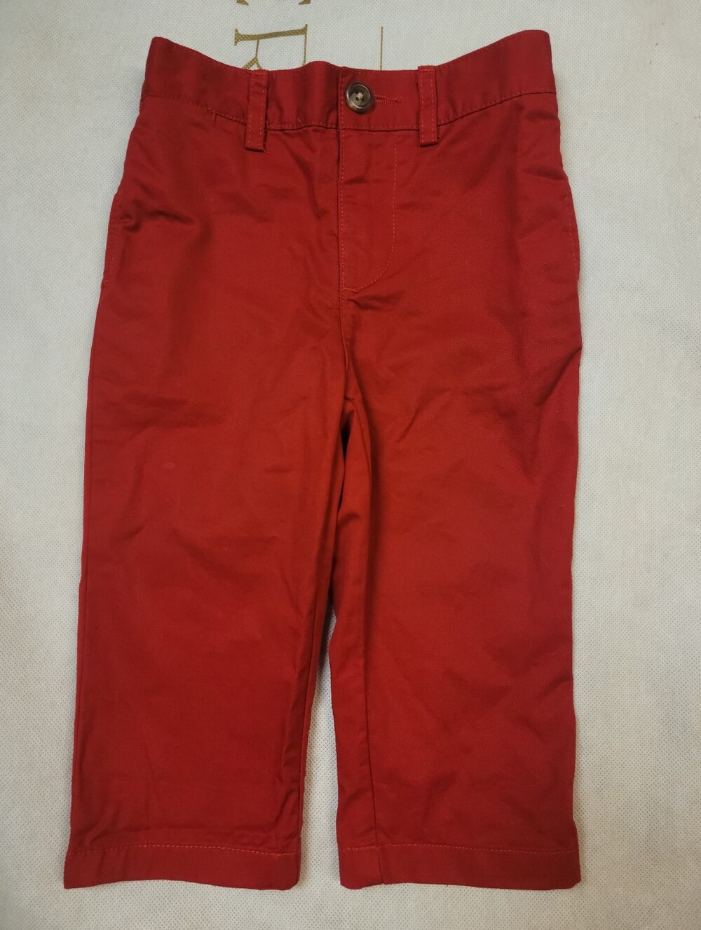 Nwot Ralph Lauren Red Chino Pants 12m